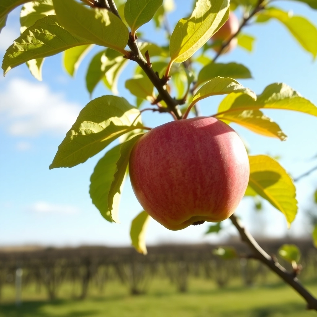 iPhone Apple On Tree Luxurious Wallpaper